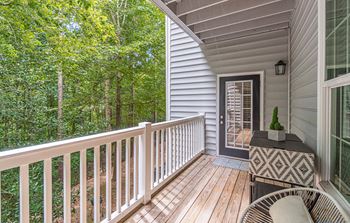 Large balcony